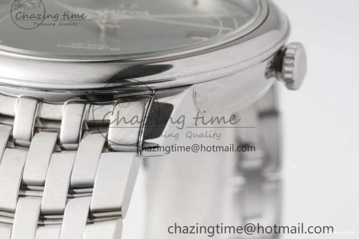 0301 De Ville SS DIWF 1:1 Best Edition Light Blue Dial SS Markers on SS Bracelet MIYOTA TopPick 7850